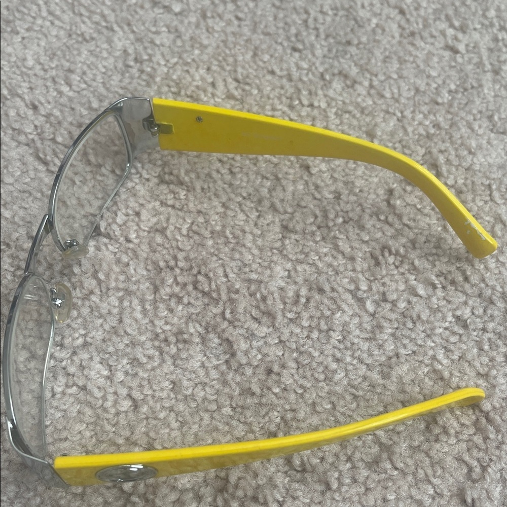 Bold Yellow and Silver Glasses - Picture 5 of 5